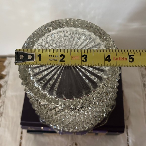 Vintage Indiana glass diamond point ice bucket wine chiller planter - Picture 7 of 8